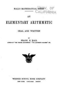 portada An Elementary Arithmetic, Oral and Written (en Inglés)
