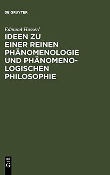portada Ideen zu Einer Reinen Phanomenologie und Phanomenologischen Philosophie (in German)