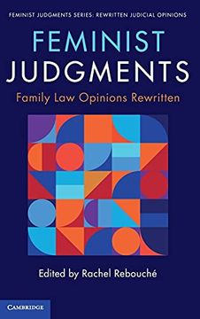 portada Feminist Judgments: Family law Opinions Rewritten (Feminist Judgment Series: Rewritten Judicial Opinions) (en Inglés)