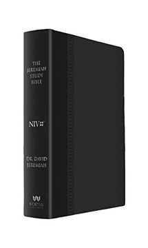 portada The Jeremiah Study Bible, Niv: (Black w/ Burnished Edges) Leatherluxe(R): What it Says. What it Means. What it Means for You. (en Inglés)