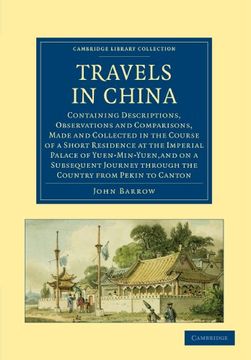 portada Travels in China (Cambridge Library Collection - Travel and Exploration in Asia) (en Inglés)