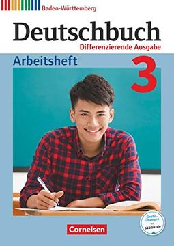 portada Deutschbuch - Differenzierende Ausgabe Baden-Württemberg - Bildungsplan 2016 / Band 3: 7. Schuljahr - Arbeitsheft mit Lösungen (en Alemán)