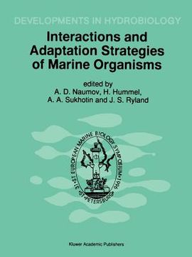 portada interactions and adaptation strategies of marine organisms (in English)