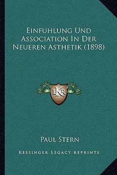 portada Einfuhlung Und Association In Der Neueren Asthetik (1898) (en Alemán)