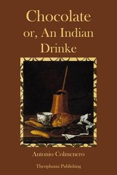 portada Chocolate or An Indian Drinke