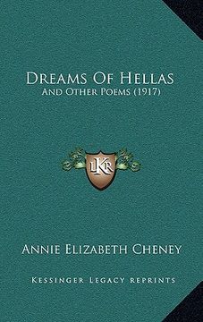 portada dreams of hellas: and other poems (1917) (en Inglés)