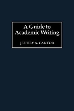 portada a guide to academic writing (en Inglés)