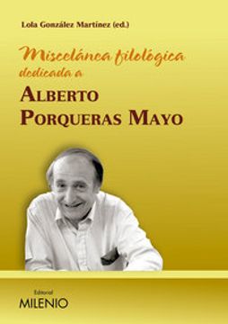 portada Miscelánea filológica dedicada a Alberto Porqueras Mayo (Alfa)