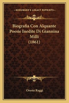 portada Biografia Con Alquante Poesie Inedite Di Giannina Milli (1861) (en Italiano)