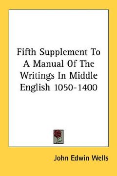 portada fifth supplement to a manual of the writings in middle english 1050-1400