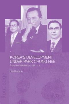 portada korea`s development under park chung hee (en Inglés)