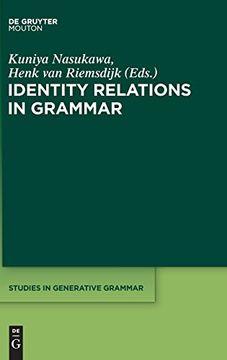 portada Identity Relations in Grammar (Studies in Generative Grammar) (in English)