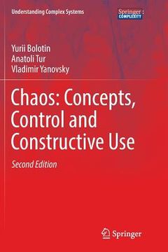 portada Chaos: Concepts, Control and Constructive Use (en Inglés)