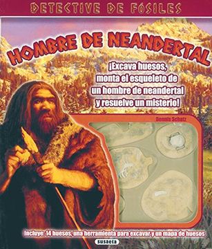 portada Hombre de Neandertal (Detective de Fósiles)