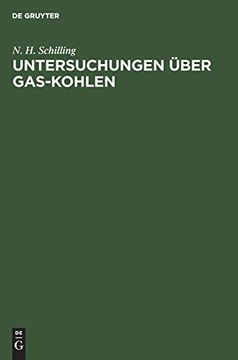 portada Untersuchungen Ã¼Ber Gas-Kohlen (en Alemán)