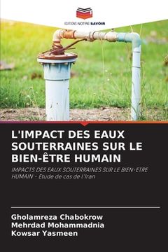 portada L'Impact Des Eaux Souterraines Sur Le Bien-Être Humain (en Francés)