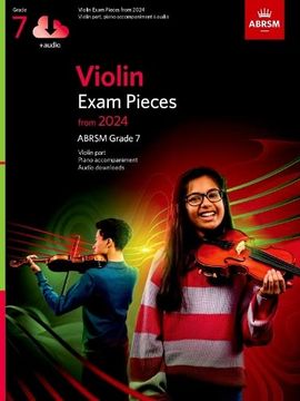 portada Violin Exam Pieces From 2024, Abrsm Grade 7, Violin Part, Piano Accompaniment & Audio (en Inglés)