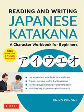 portada Reading and Writing Japanese Katakana: A Character Workbook for Beginners (Audio Download & Printable Flash Cards) (in English)