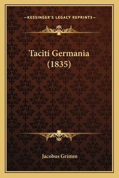 portada Taciti Germania (1835) (in Latin)