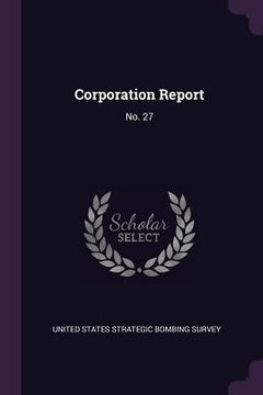 portada Corporation Report: No. 27 (en Inglés)