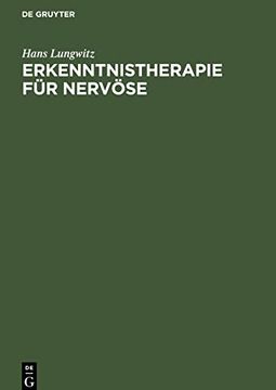 portada Erkenntnistherapie fã â¼r Nervã Â¶Se (German Edition) [Hardcover ] (en Alemán)