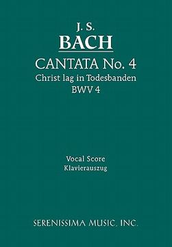 portada Christ lag in Todesbanden, BWV 4: Vocal score (en Alemán)