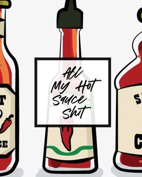 portada All My Hot Sauce Shit: Condiments Seasoning Scoville Rating Spicy Sommelier (en Inglés)