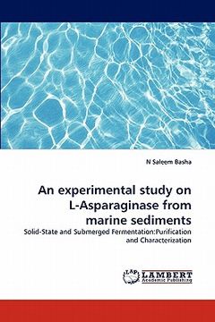 portada an experimental study on l-asparaginase from marine sediments (en Inglés)
