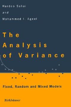 portada the analysis of variance: fixed, random and mixed models (en Inglés)