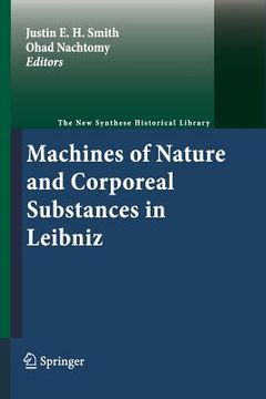 portada Machines of Nature and Corporeal Substances in Leibniz (in English)