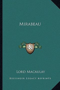 portada mirabeau (in English)
