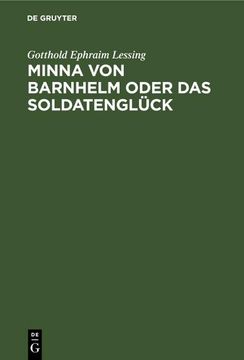 portada Minna von Barnhelm Oder das Soldatenglück (en Alemán)