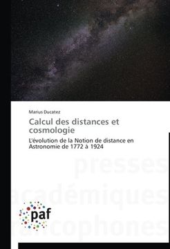 portada Calcul des distances et cosmologie