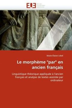 portada Le Morpheme Par En Ancien Francais