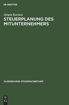 portada Steuerplanung des Mitunternehmers (Oldenbourgs Steuerfachb Cher) (en Alemán)