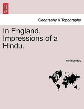 portada in england. impressions of a hindu. (in English)