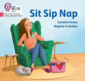 portada Big Cat Phonics for Little Wandle Letters and Sounds Revised - Sit Sip Nap: Phase 2