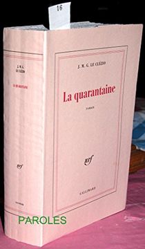 portada Quarantaine De J.M.G. Le Clezio Una Novela Del Tiempo (in Spanish)