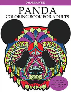 portada Panda Coloring Book for Adults (in English)