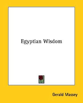 portada egyptian wisdom (en Inglés)