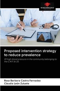 portada Proposed intervention strategy to reduce prevalence (en Inglés)