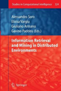 portada information retrieval and mining in distributed environments (en Inglés)
