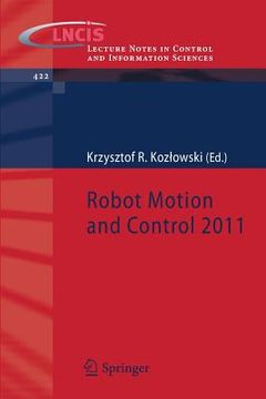 portada robot motion and control 2011 (en Inglés)