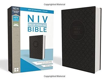 portada Niv, Value Thinline Bible, Leathersoft, Gray (en Inglés)