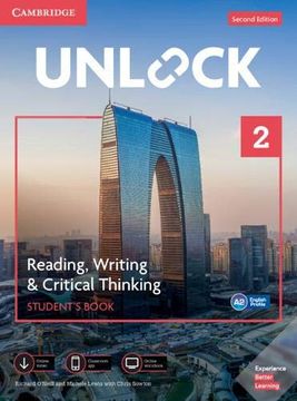 portada Unlock Level 2 Reading, Writing, & Critical Thinking Student’S Book, mob app and Online Workbook w 