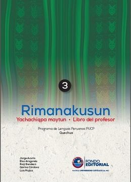 portada Rimanakusun 3: Yachachiqpa Maytun Libro del Profesor (in Spanish)