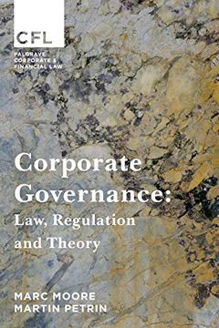 portada Corporate Governance: Law, Regulation and Theory (Palgrave Corporate and Financial Law) 