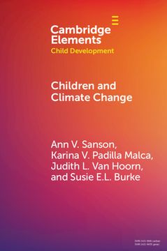 portada Children and Climate Change (Elements in Child Development) (in English)