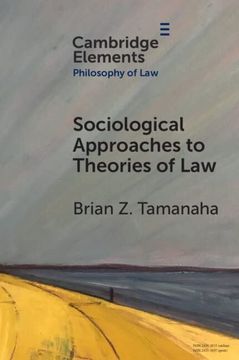 portada Sociological Approaches to Theories of law (Elements in Philosophy of Law) (en Inglés)