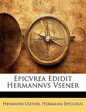 portada Epicvrea Edidit Hermannvs Vsener (en Italiano)